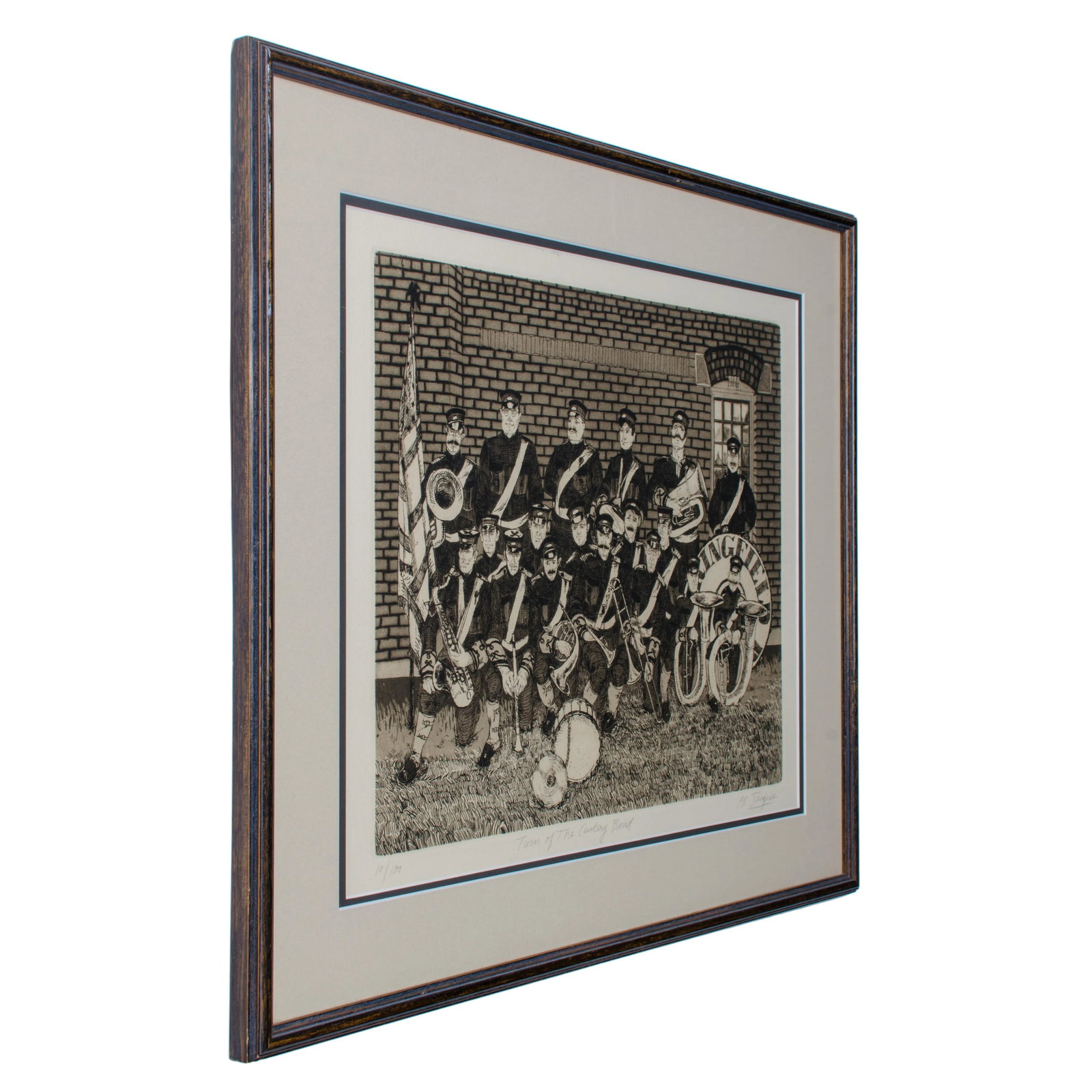 1970s Etching "Turn of the Century Band" by Michael Louis Jacques - 3