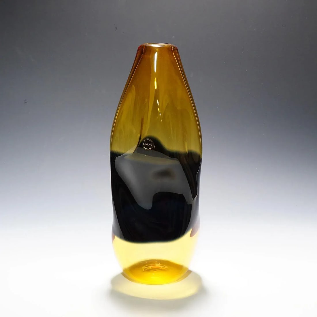 Large Incalmo Murano Art Glass Vase by v. Nason & C. Ca. 1990s - 2