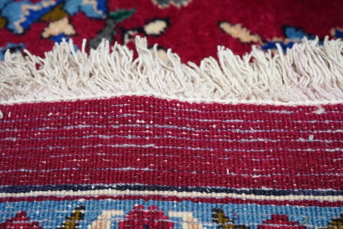 Vintage Persian Mashad Signed Rug 9'5'' X 12'2'' - 11