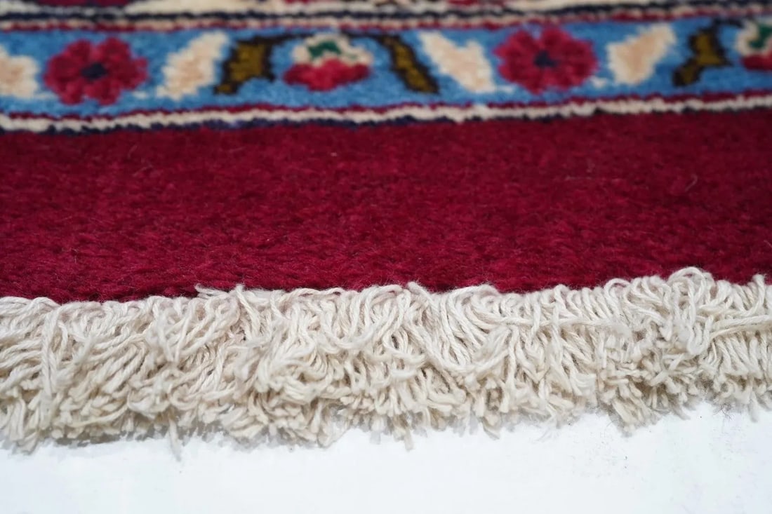 Vintage Persian Mashad Signed Rug 9'5'' X 12'2'' - 6