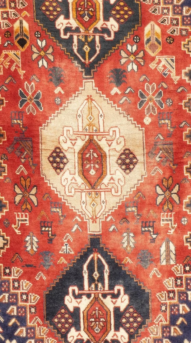 Vintage Persian Qashqai Rug 2'8'' X 5'4'' - 3