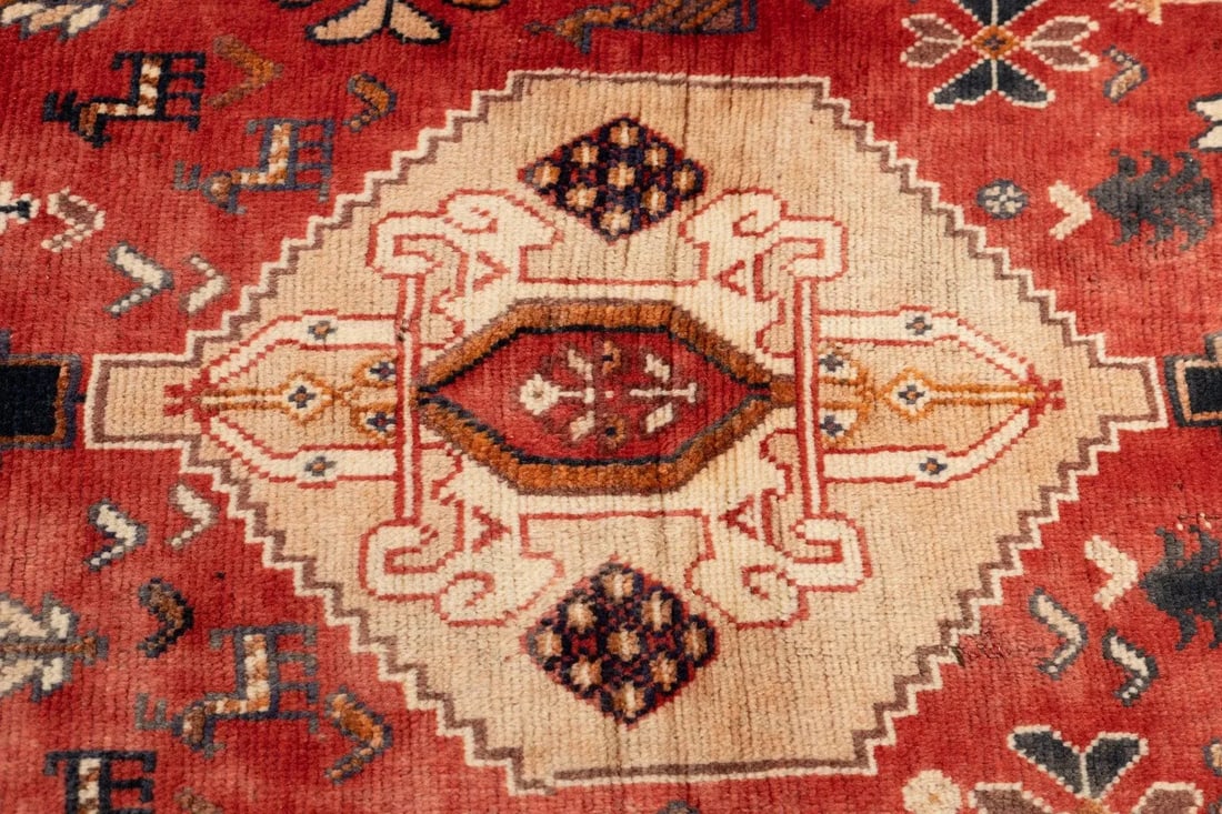 Vintage Persian Qashqai Rug 2'8'' X 5'4'' - 8