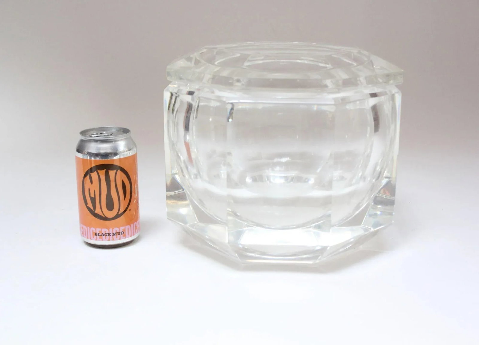 Italian Lucite Octagonal Form "Gem" Ice Bucket by Alessandro Albrizzi - 7
