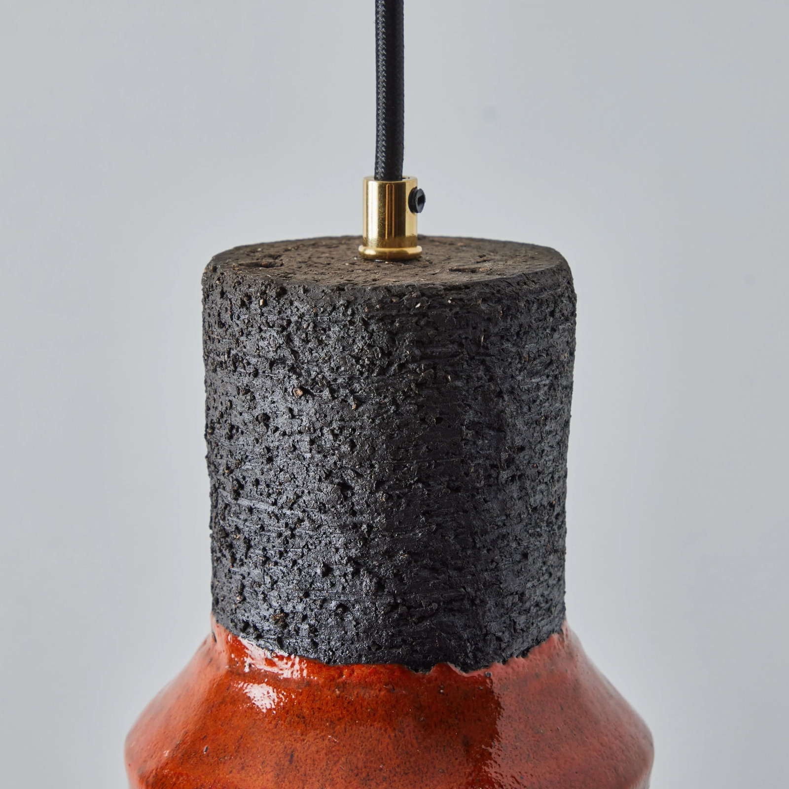 1950s Aldo Londi Ceramic Bitossi Pendant Lamp for Italian Raymor - 6