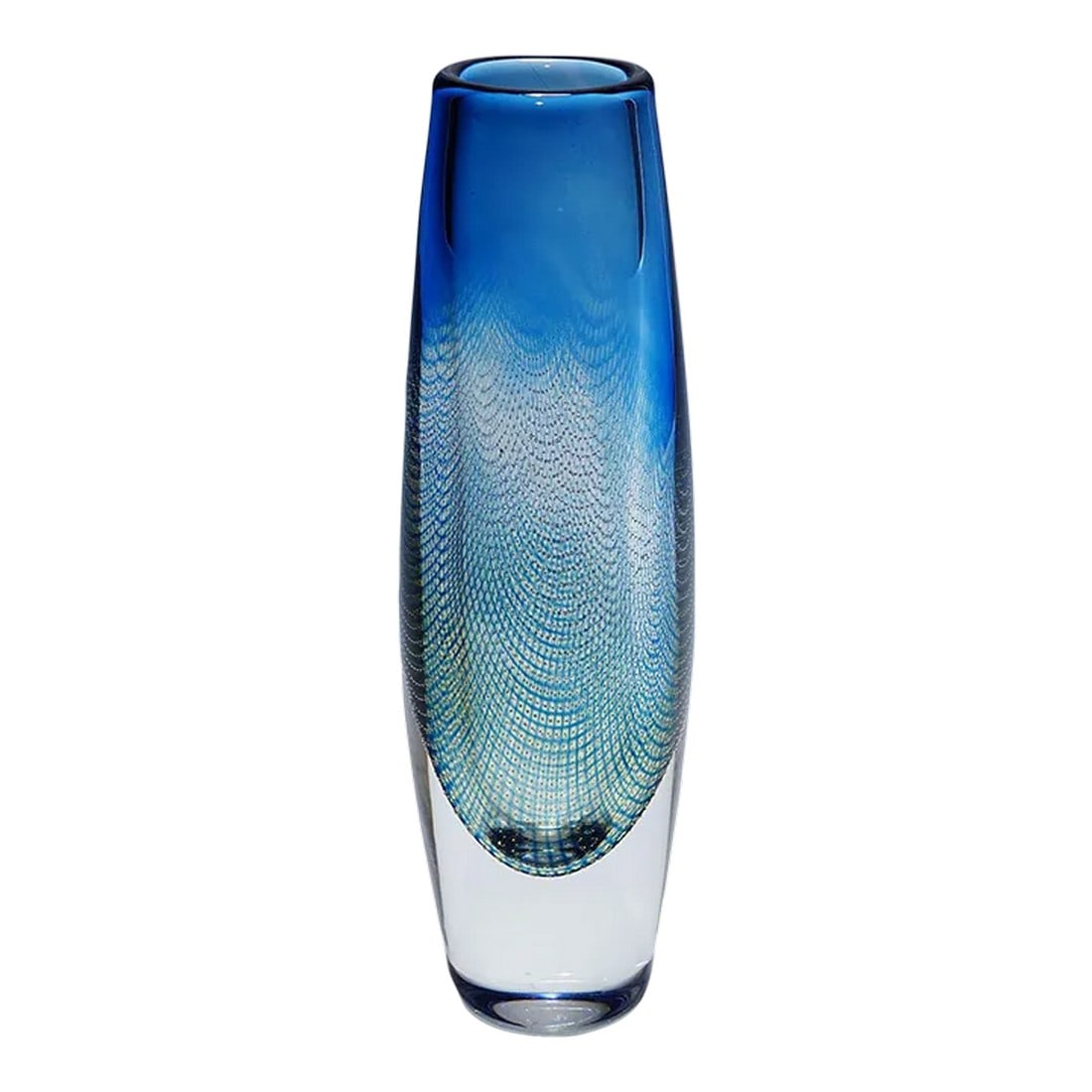 Vintage Kraka Vase by Sven Palmquist for Orrefors, Sweden 1955: Vintage Kraka Vase by Sven Palmquist for Orrefors, Sweden 1955 A large vase of the Kraka (fishnet) series designed by Sven Palmquist for Orrefors Sweden in 1954. Kraka refers to a Nordic legend in whi