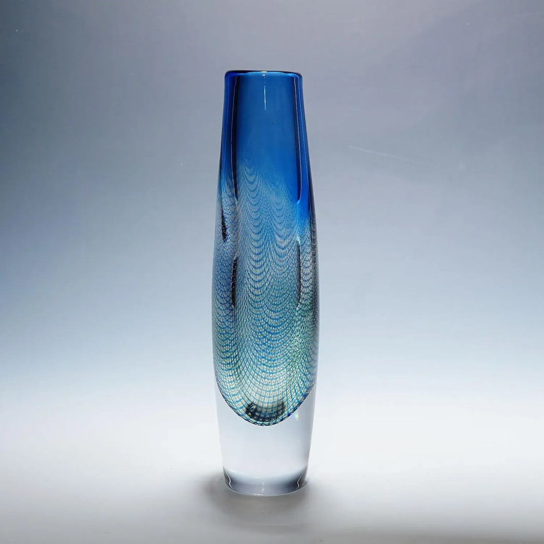 Vintage Kraka Vase by Sven Palmquist for Orrefors, Sweden 1955 - 3