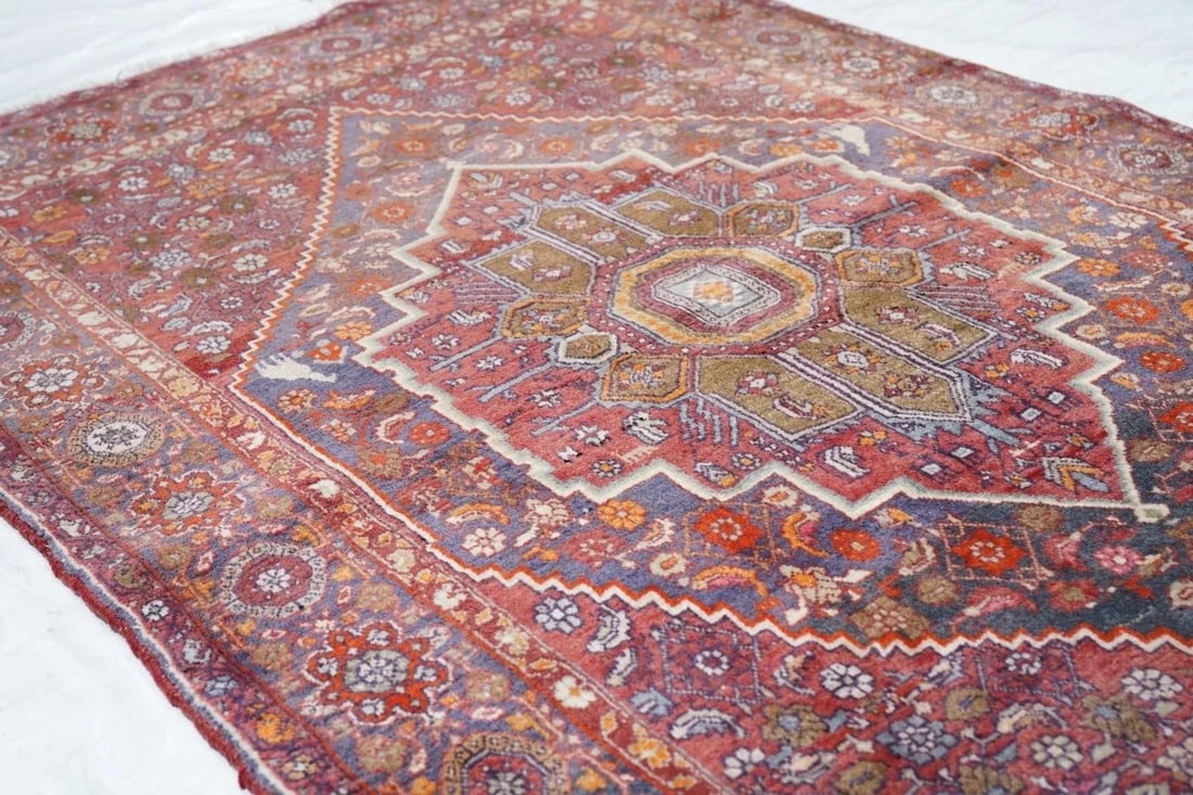 Vintage Bidjar Rug 3'11'' x 6'1'' - 5