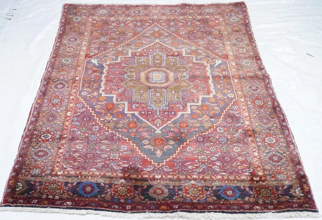 Vintage Bidjar Rug 3'11'' x 6'1'' - 9