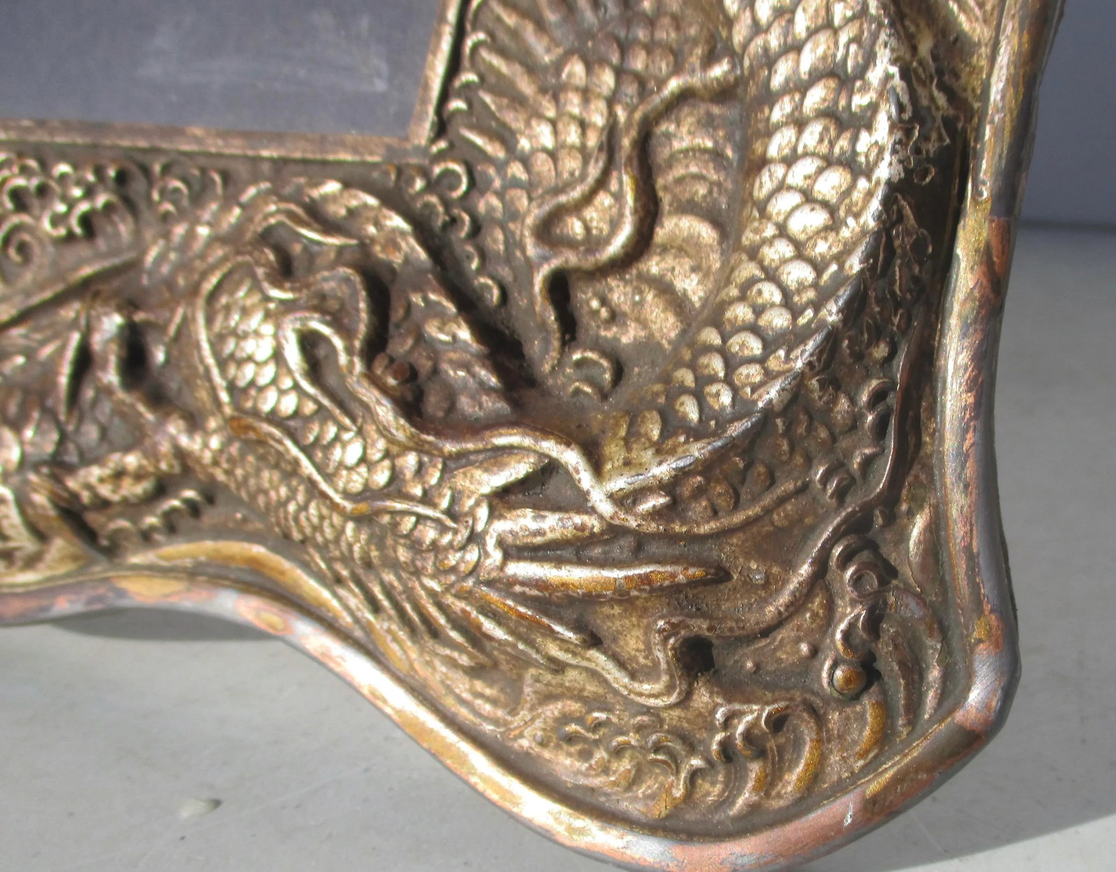 Antique Dragon Photo Frame Circa 1920s - 5