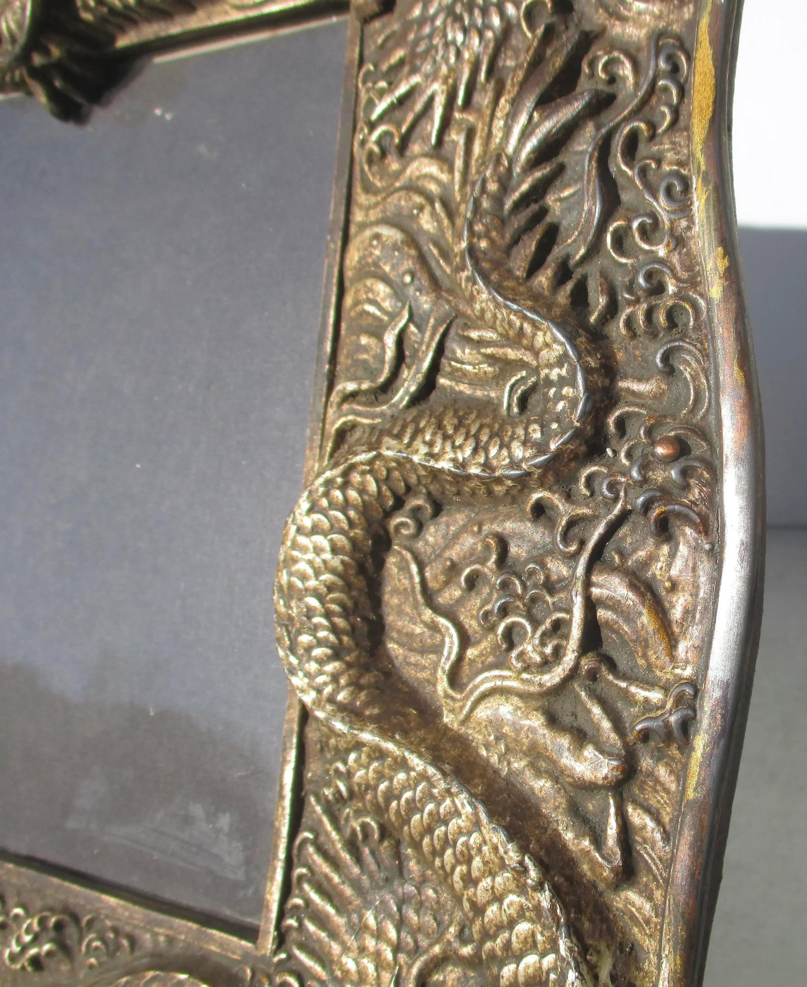 Antique Dragon Photo Frame Circa 1920s - 6