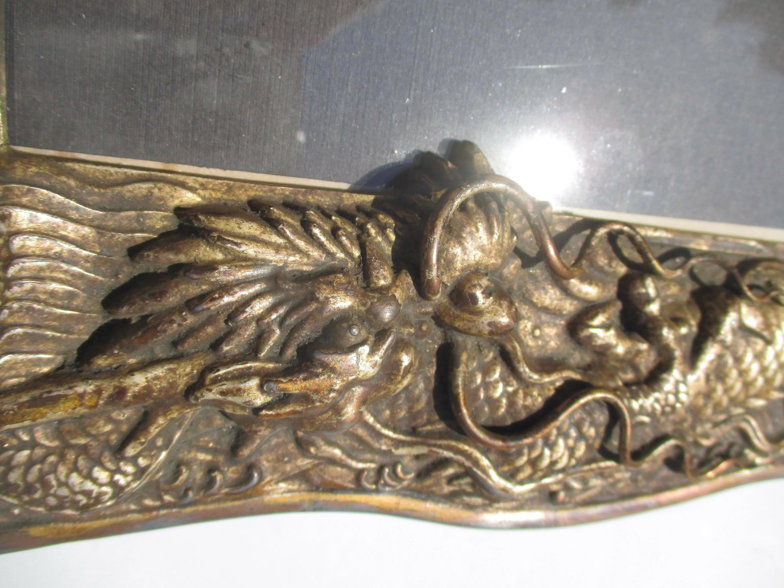 Antique Dragon Photo Frame Circa 1920s - 8