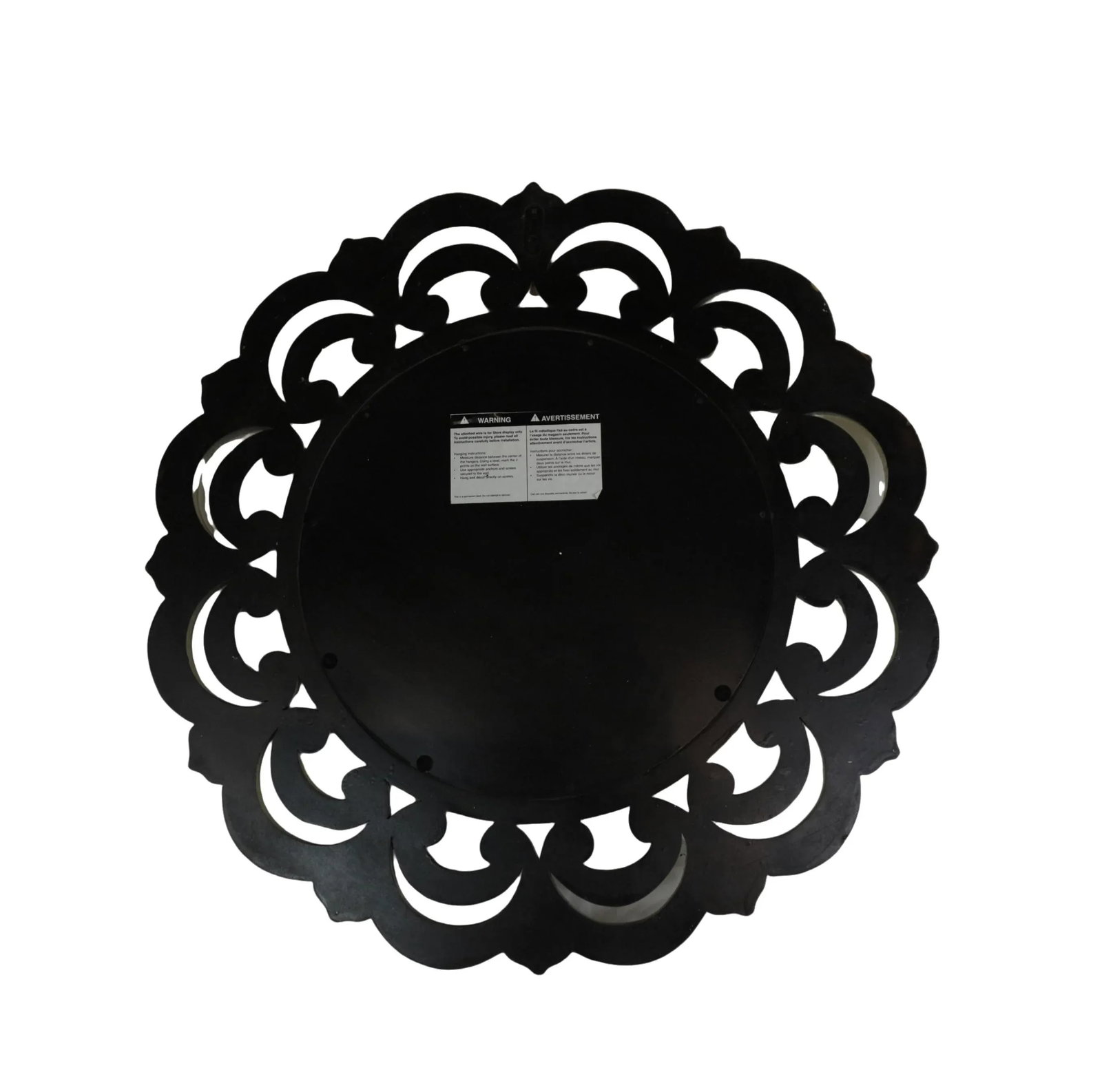 Ivory Color Decorative Garden Mirror - 9