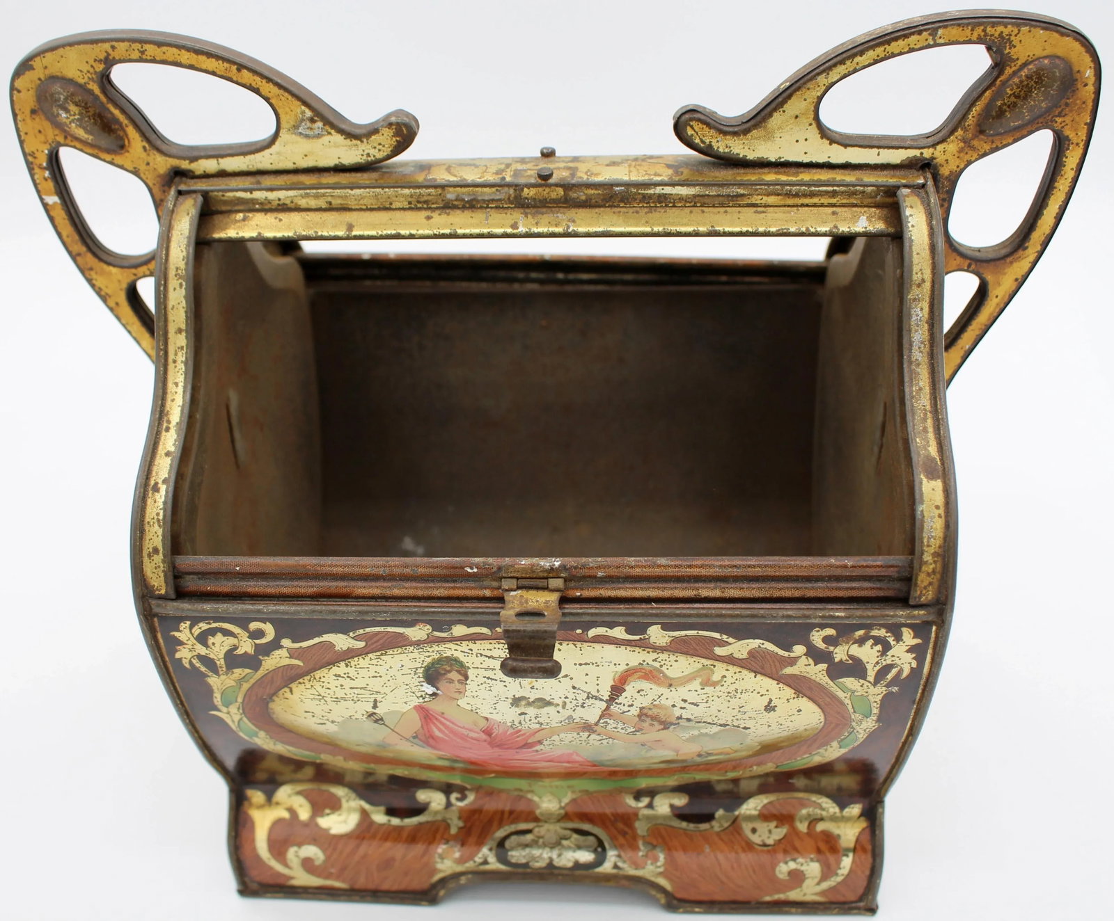 1906 Art Nouveau Biscuit Tin by Huntley & Palmers - 11