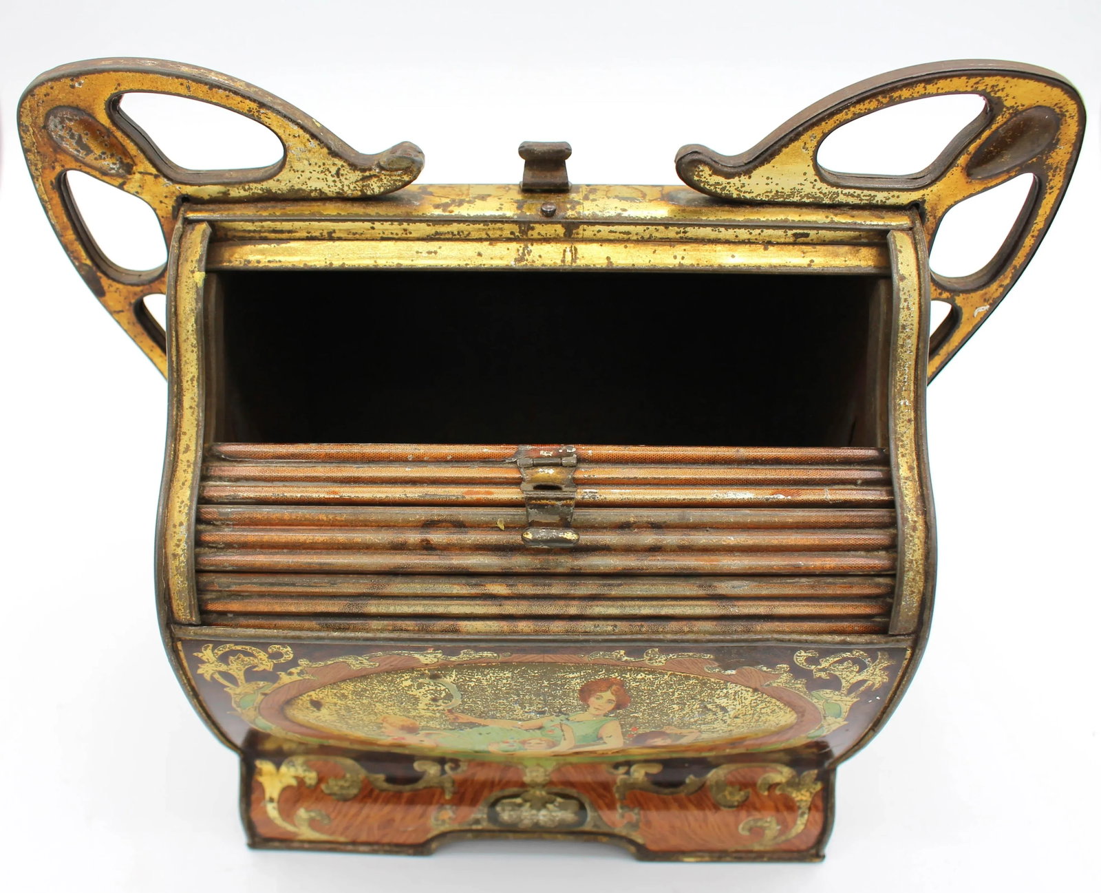1906 Art Nouveau Biscuit Tin by Huntley & Palmers - 2