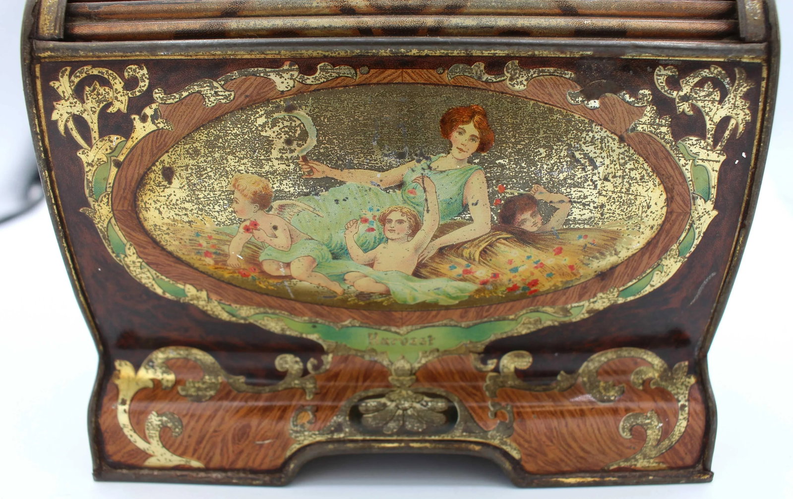 1906 Art Nouveau Biscuit Tin by Huntley & Palmers - 3