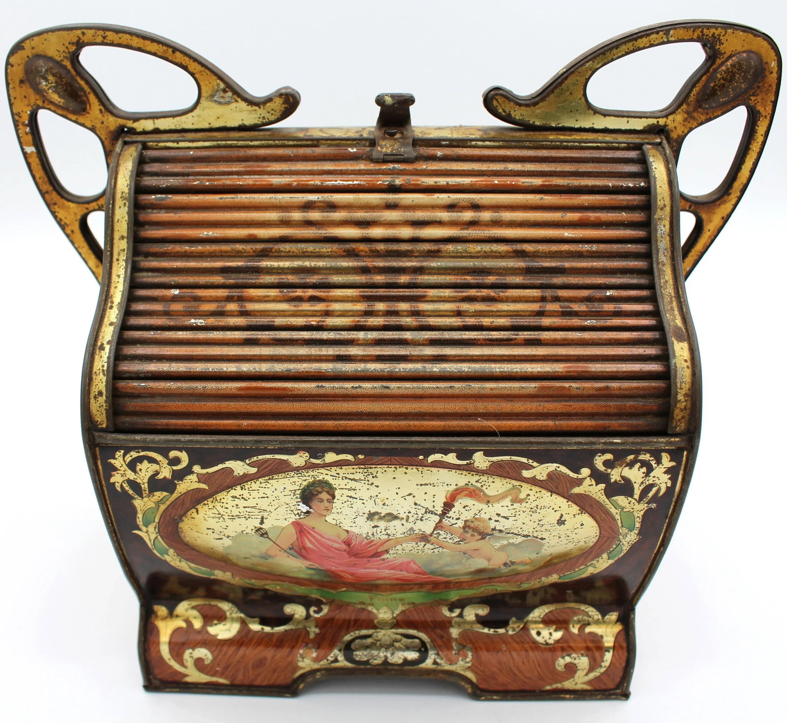 1906 Art Nouveau Biscuit Tin by Huntley & Palmers - 9