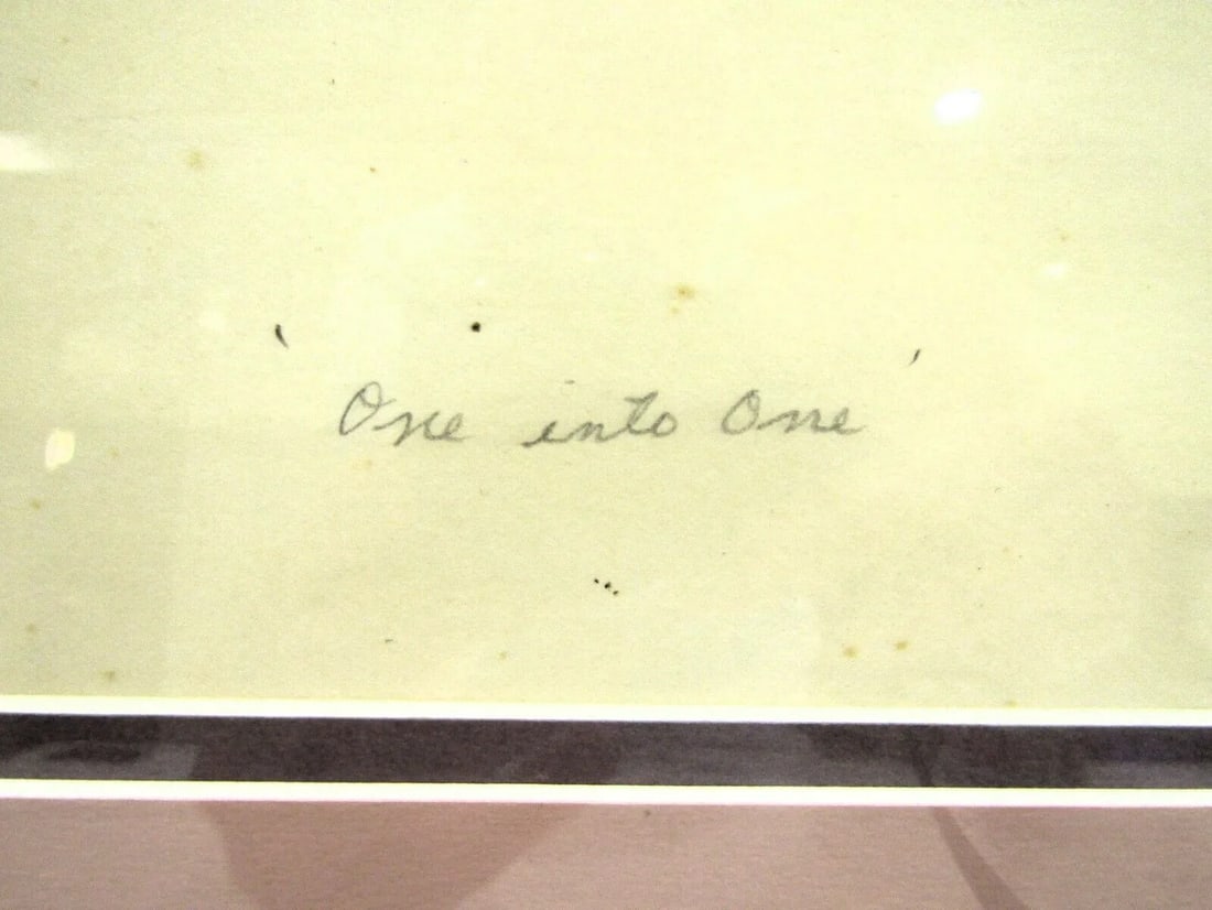 1969 Richard A. Dietz Embossed Lithograph "One Into One" - 7