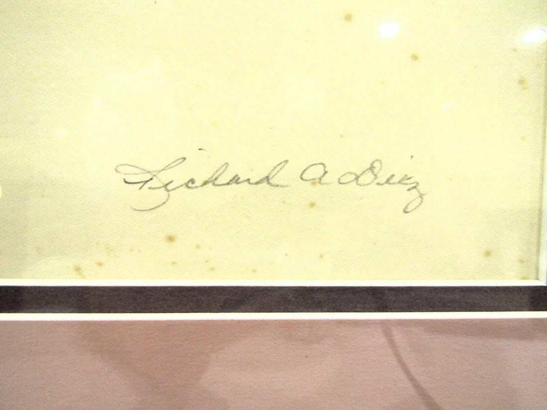 1969 Richard A. Dietz Embossed Lithograph "One Into One" - 8
