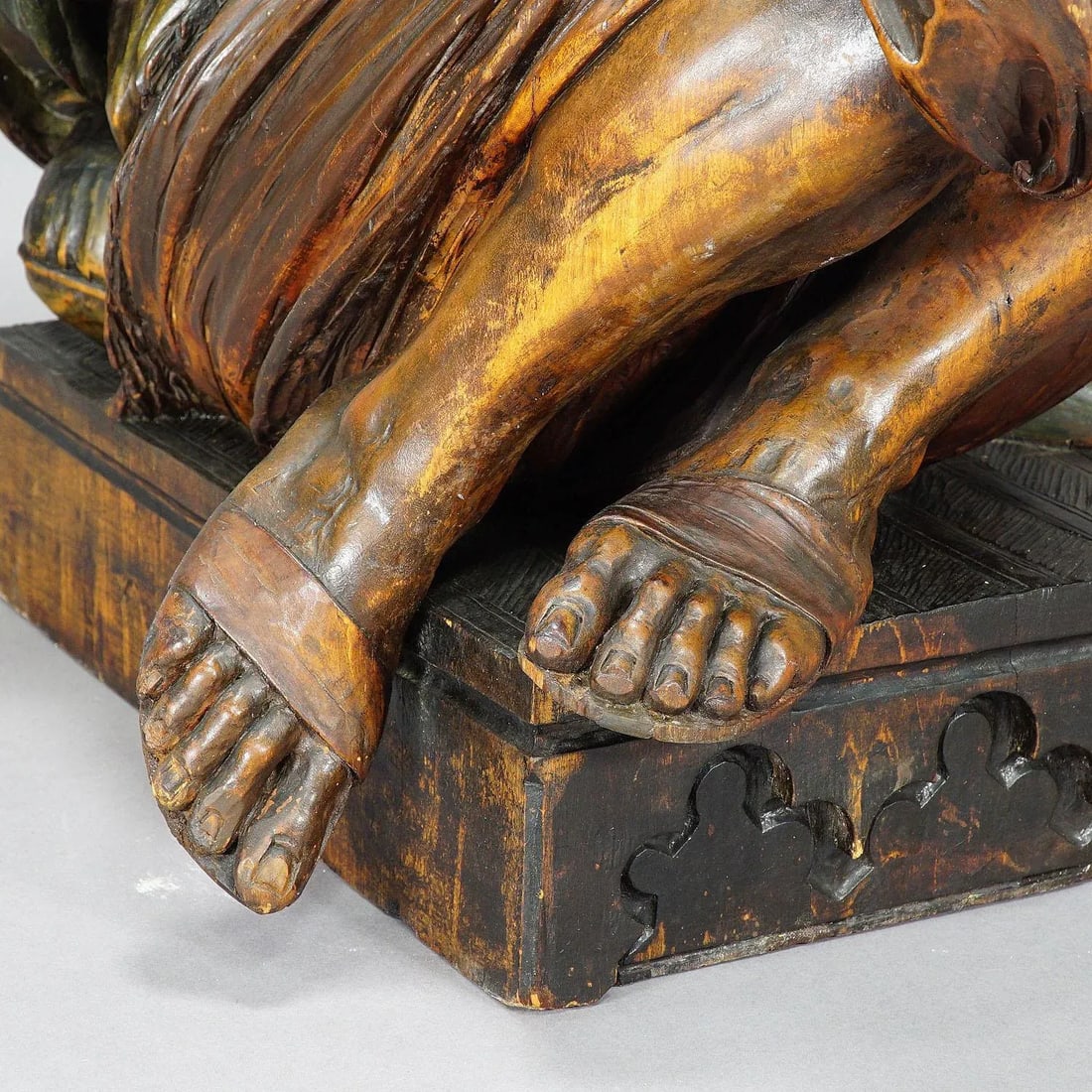 Wooden Carved Sculpture of a Coffee Drinking Arab, Vienna Ca. 1900 - 10