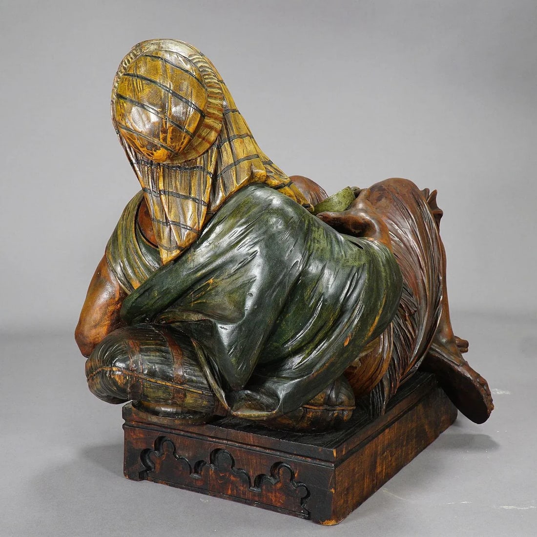 Wooden Carved Sculpture of a Coffee Drinking Arab, Vienna Ca. 1900 - 5