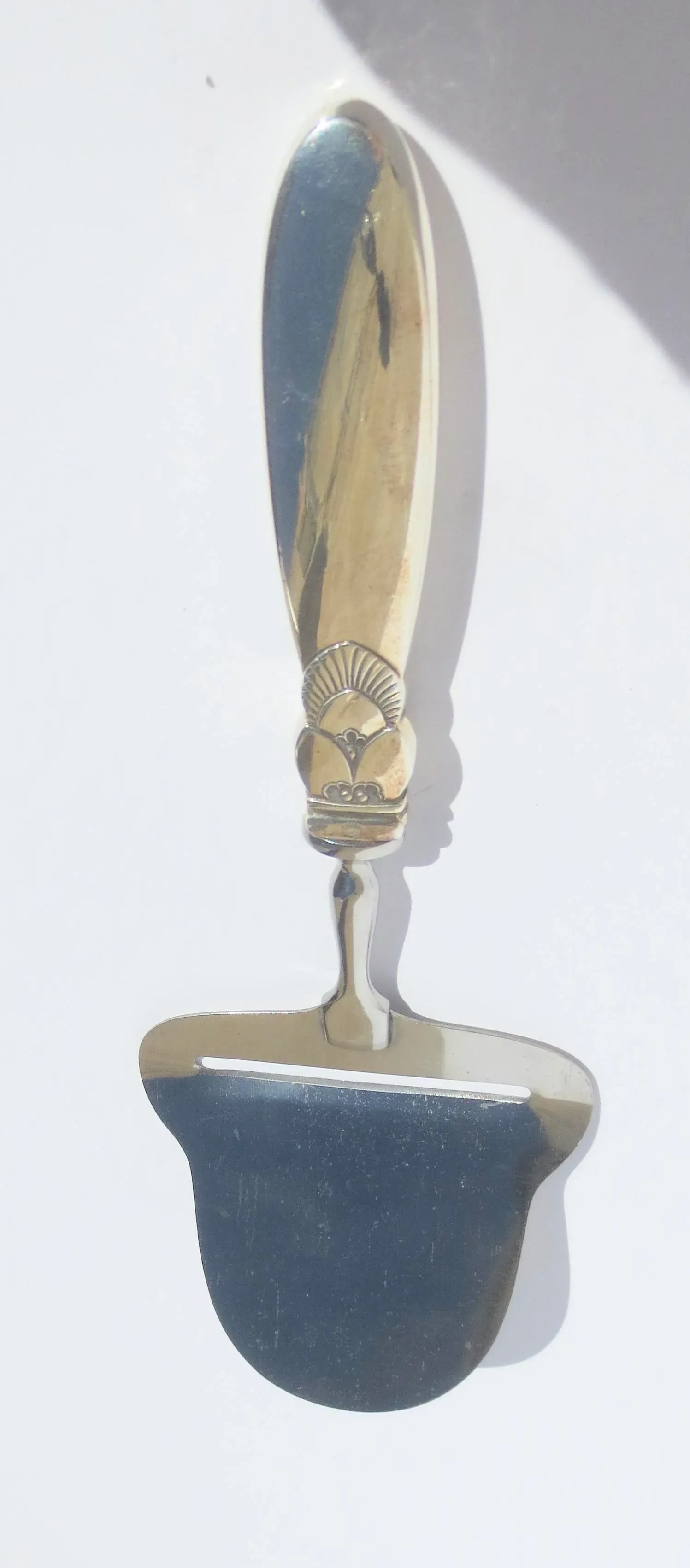 Georg Jensen Sterling Cheese Plane Cactus Pattern - 2