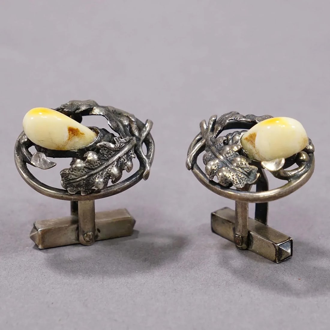 Vintage Bavarian Traditional Costume Jewelry Cufflinks - 2
