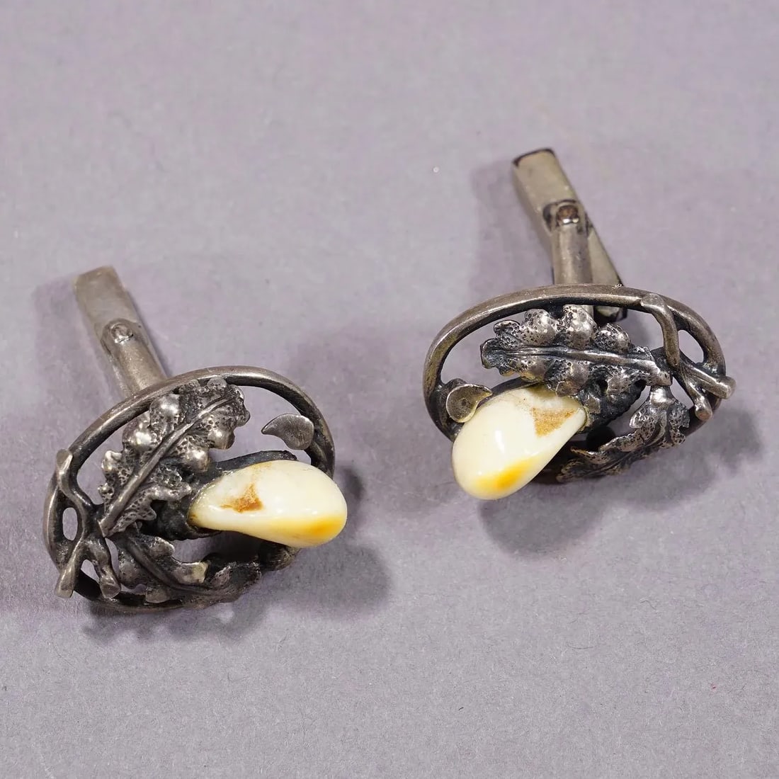 Vintage Bavarian Traditional Costume Jewelry Cufflinks - 3