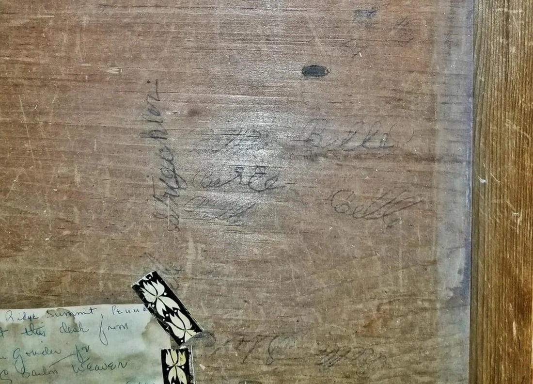 Pennsylvania Dutch Writing Desk 19c - 7