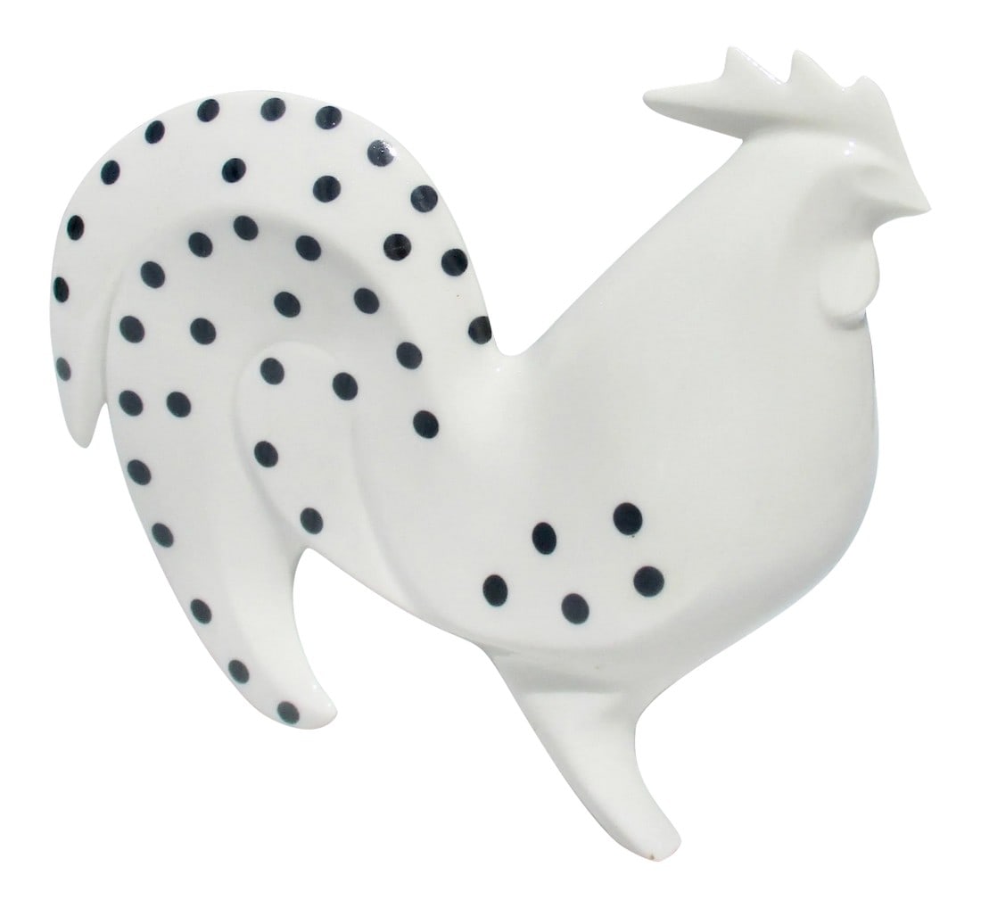 1970s Vintage Sgrafo Modern Rooster Figurine (1 of 8)