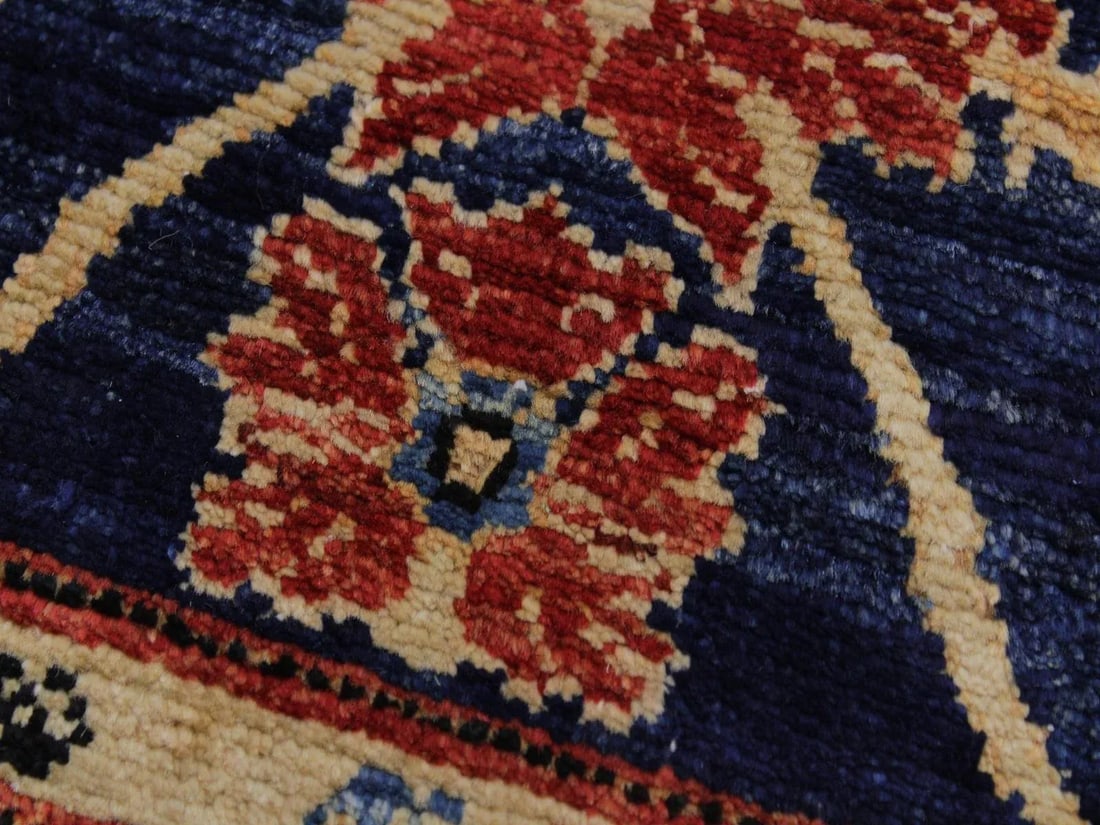 1980s Vintage Hand-Knotted Wool Rug - 2"²8"³ × 12"²8"³ - 4