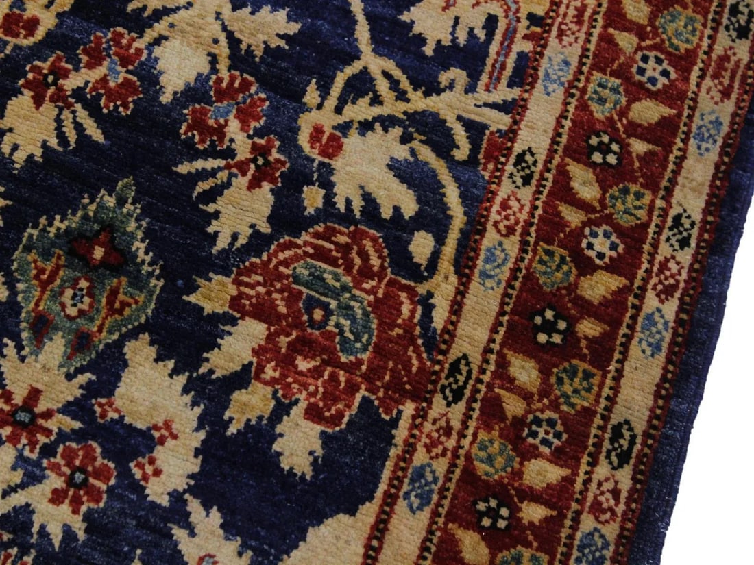 1980s Vintage Hand-Knotted Wool Rug - 2"²8"³ × 12"²8"³ - 5