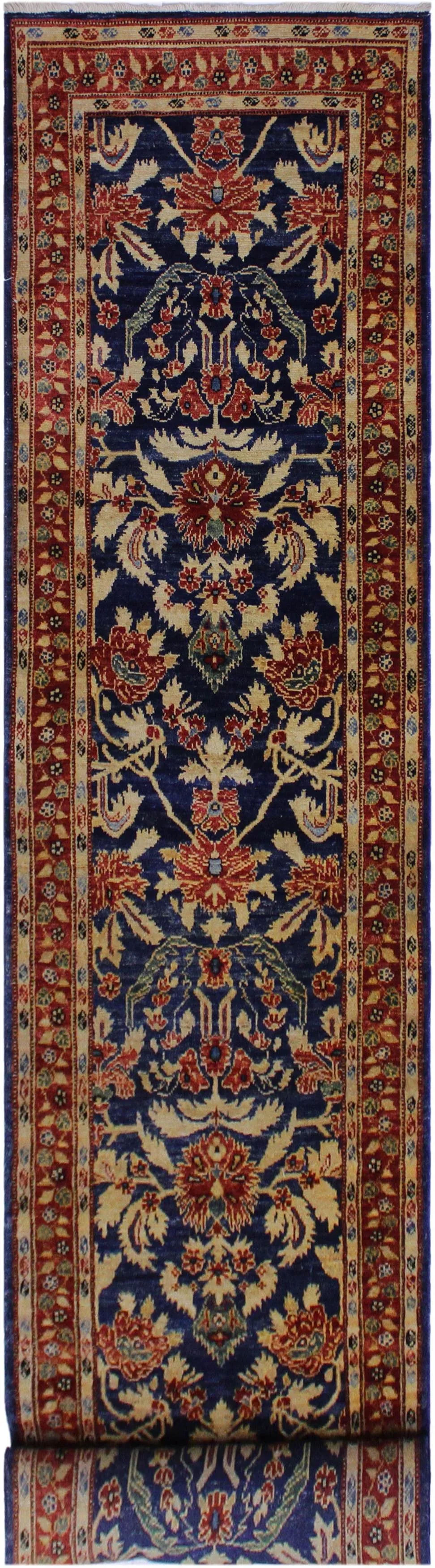 1980s Vintage Hand-Knotted Wool Rug - 2"²8"³ × 12"²8"³ - 8