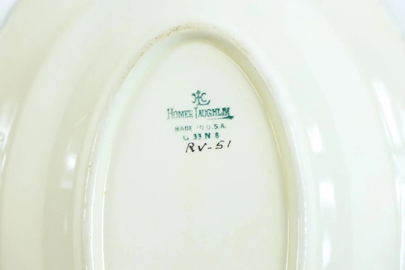Mid 20th Century Homer Laughlin Dish With Flowers - 5