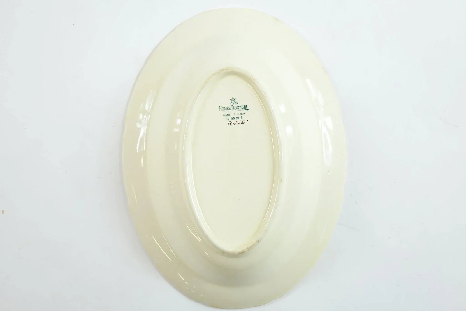 Mid 20th Century Homer Laughlin Dish With Flowers - 6