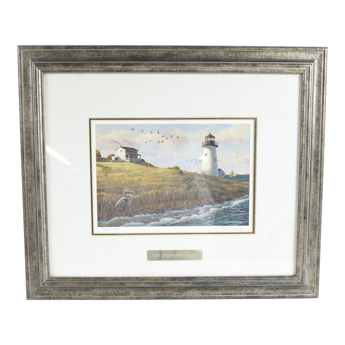 Our Chesapeake Legacy - Signed Print of Original Watercolor Painting: Our Chesapeake Legacy is a luminous and nostalgic realist-style signed print of an original watercolor painting that celebrates the timeless beauty of the Chesapeake Bay region. The scene is rich