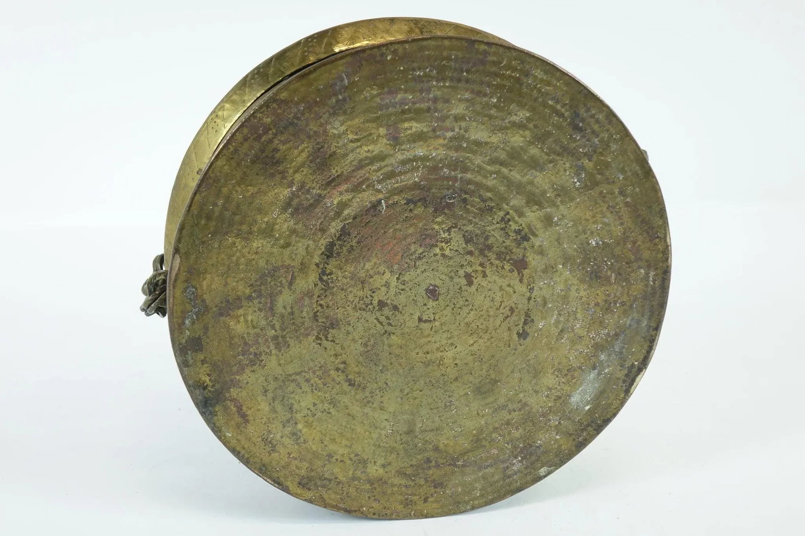 Antique Middle Eastern/Persian Brass Large Container Betel Box - 5