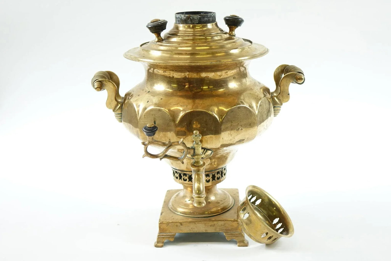 Antique Brass Samovar - 3