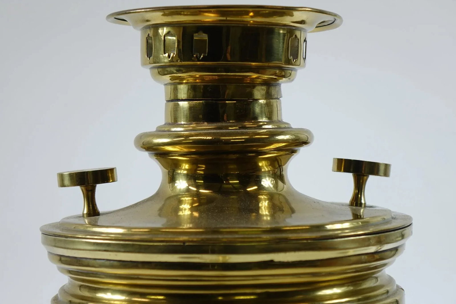 Antique Brass Samovar – 19th Century With Stamps - 5
