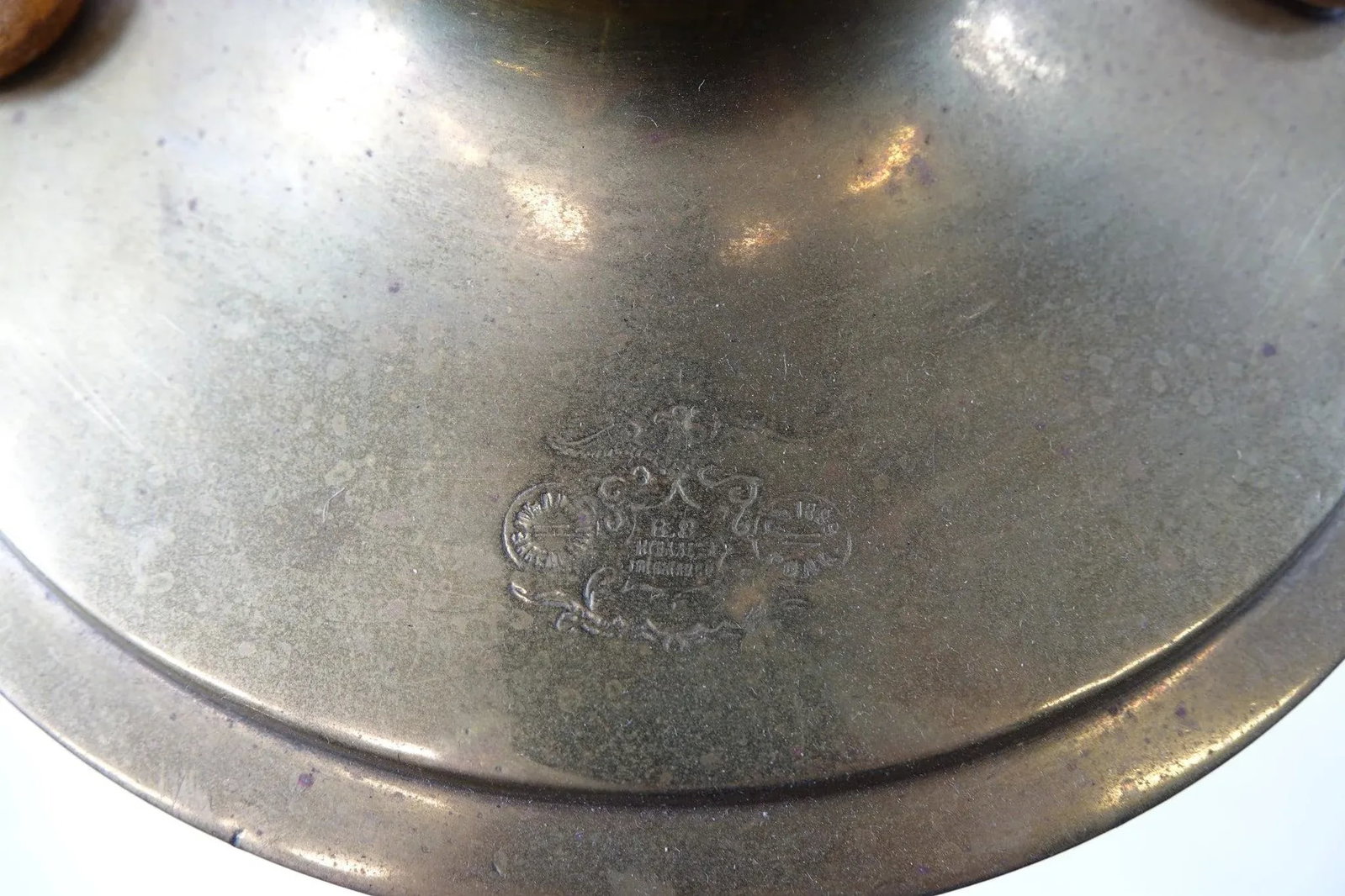 Antique-Style Brass Samovar – Traditional Design With Stamps - 7