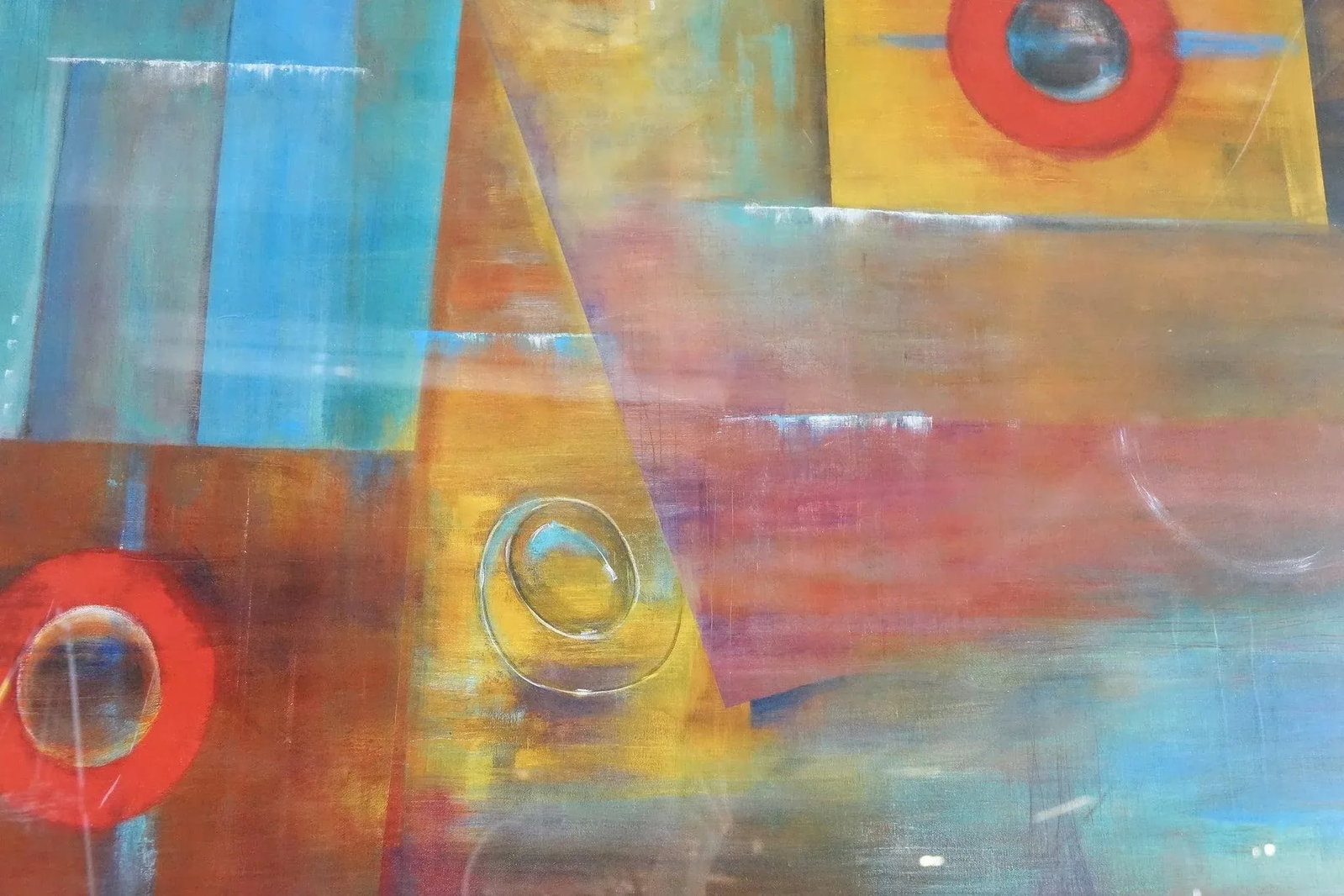 Satori I by Iris Vargas - Print of Original Abstract Oil on Canvas, Framed - 5