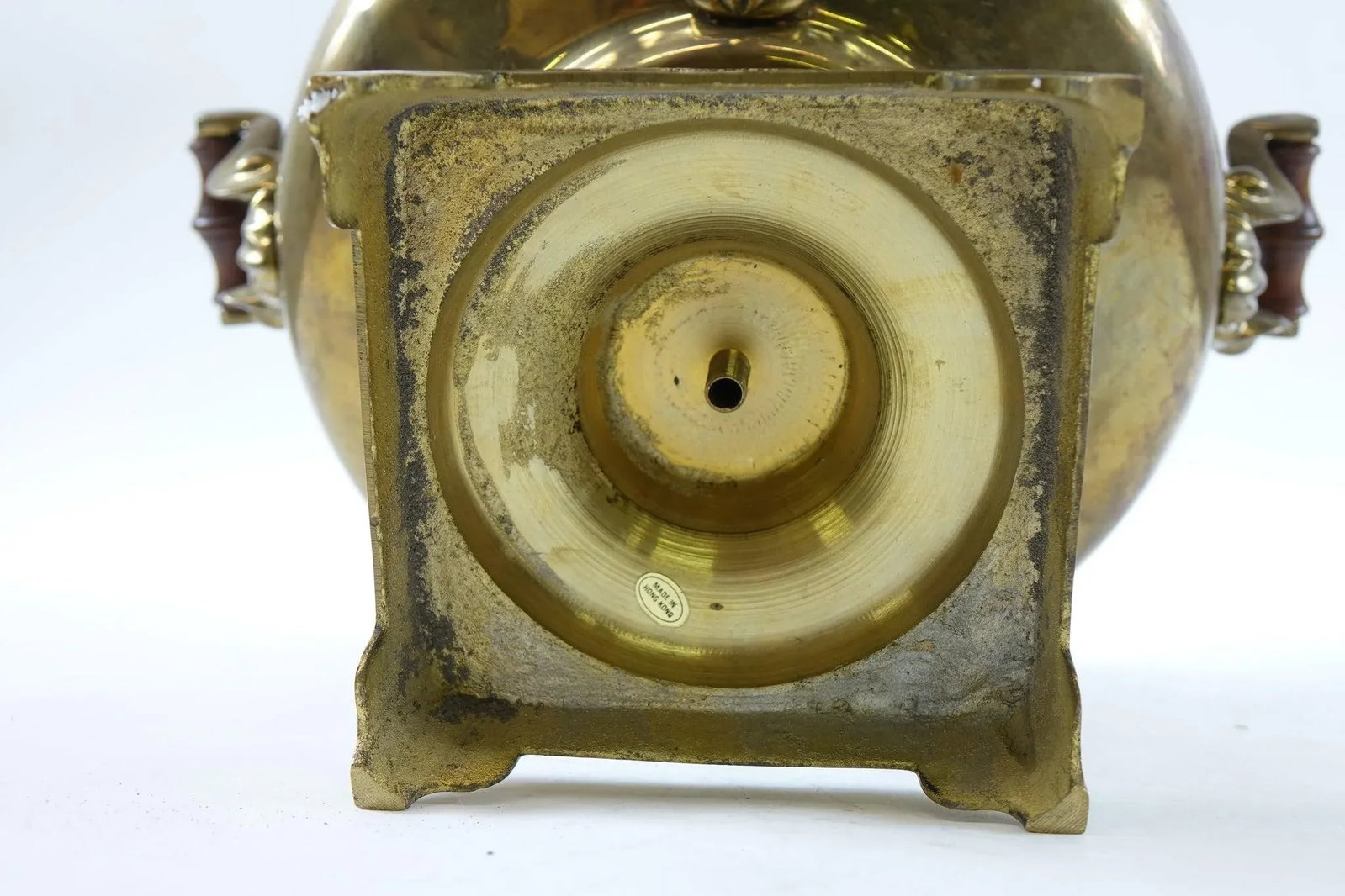 Antique Brass Russian Samovar 19th Century With Stamps 11 - 4