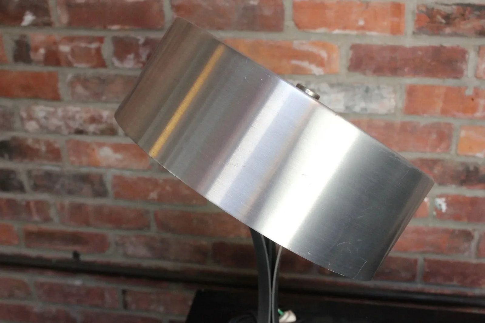 Vintage Italian Adjustable Aluminum Table Lamp by Oscar Torlasco for Lumi - 9