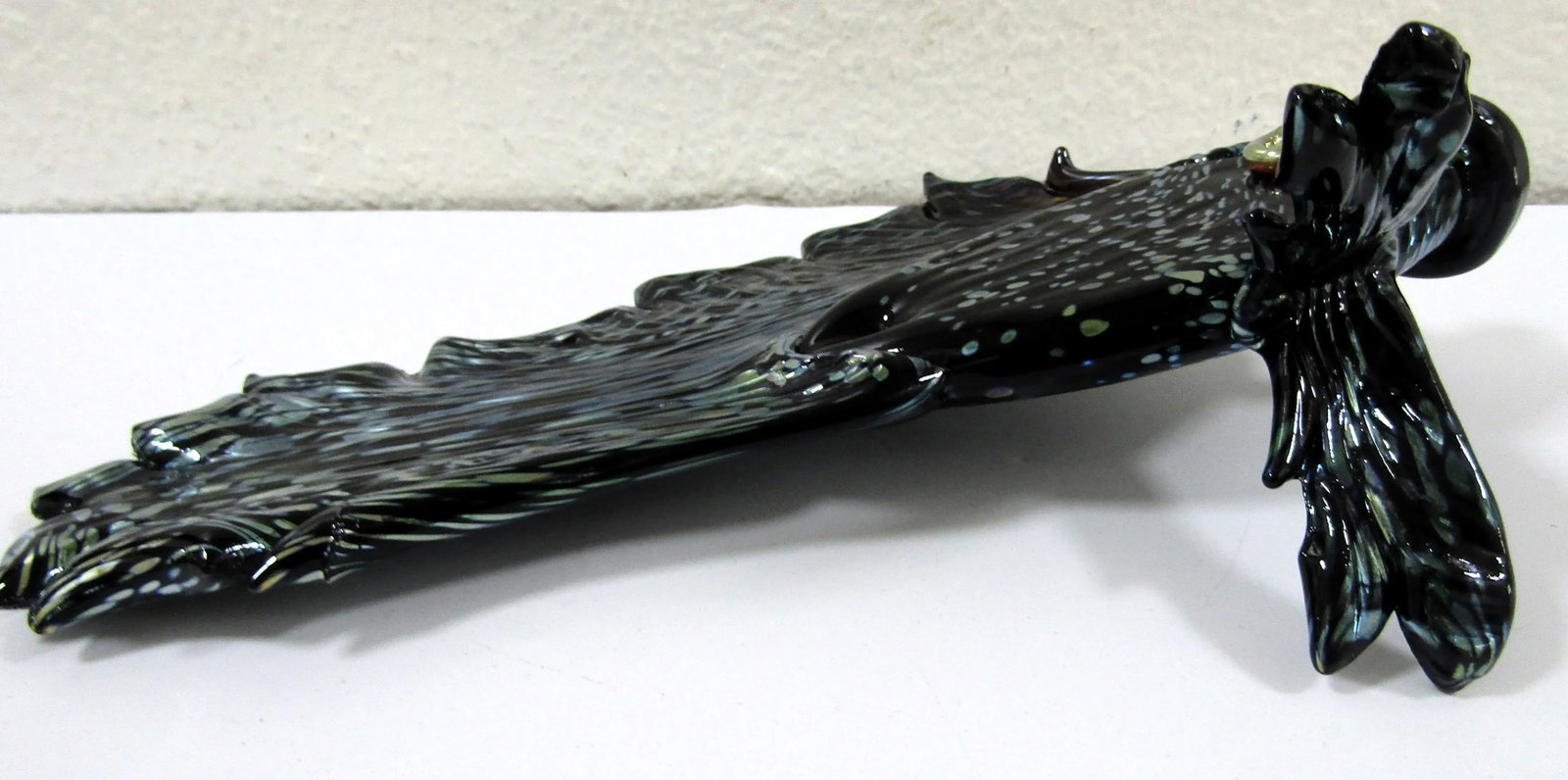 Vintage Diane Lowery Hand Blown Fish Sculpture Signed - 10