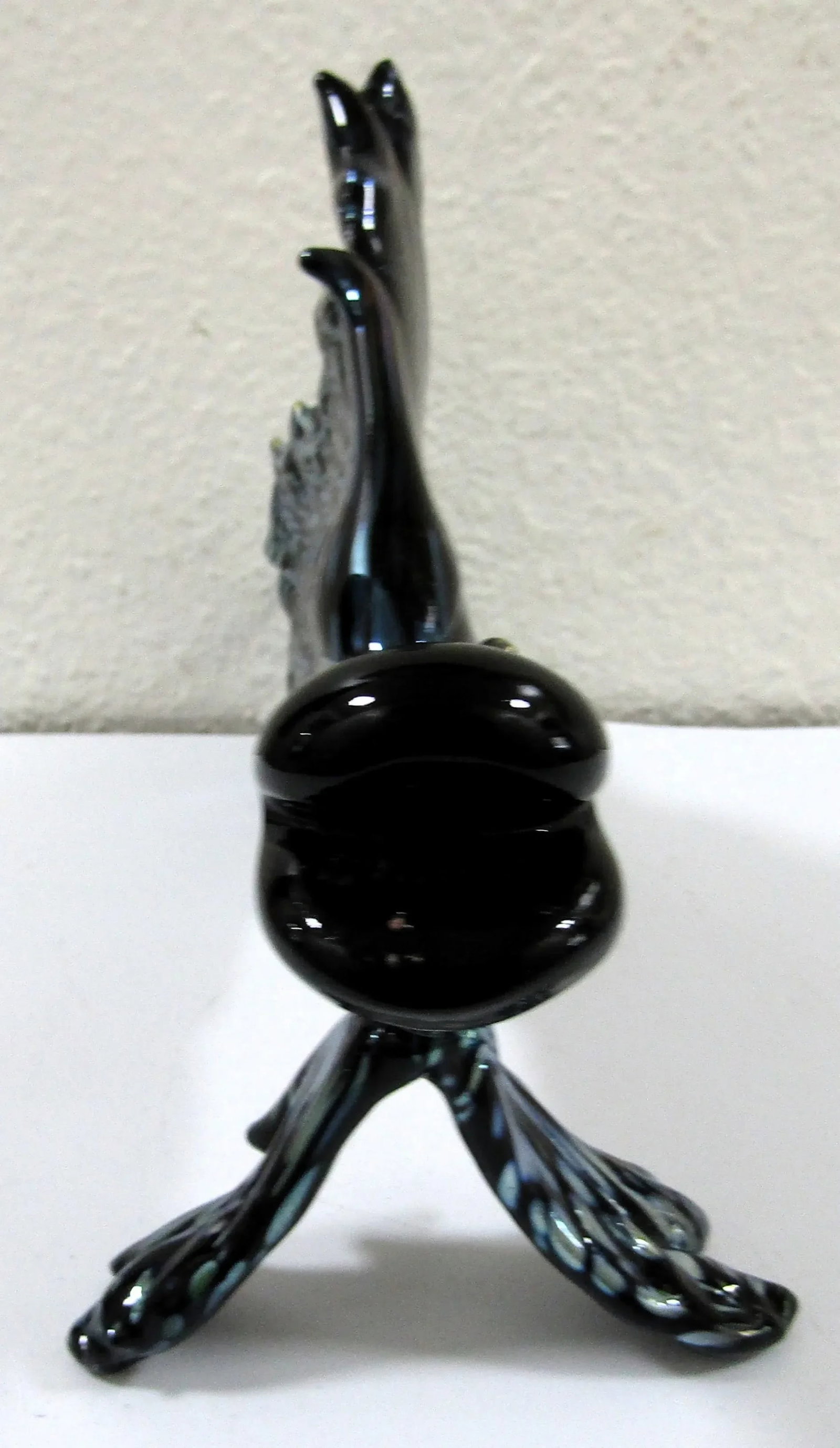 Vintage Diane Lowery Hand Blown Fish Sculpture Signed - 3