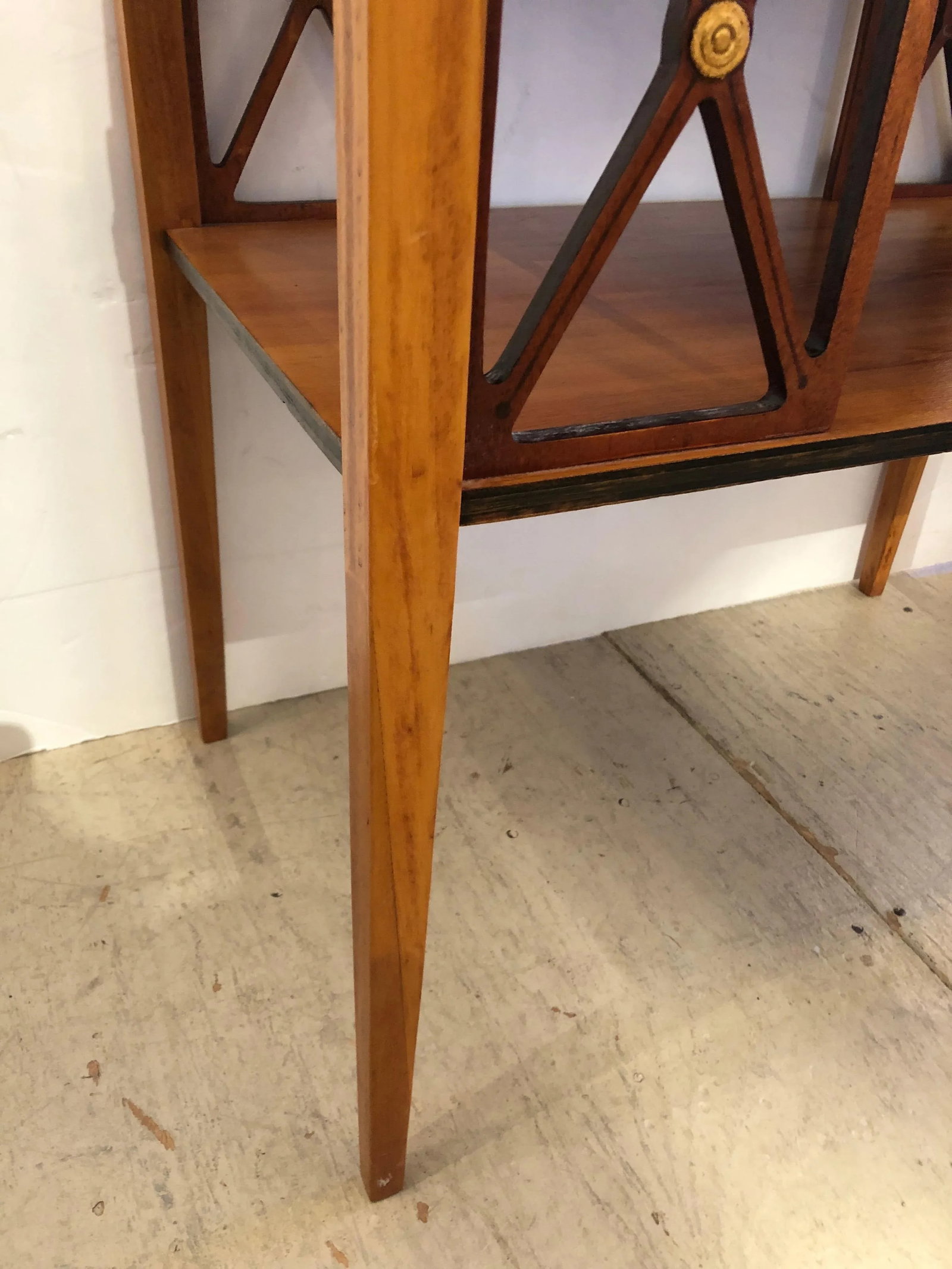 Neoclassical Style Side Table With Drawer - 6