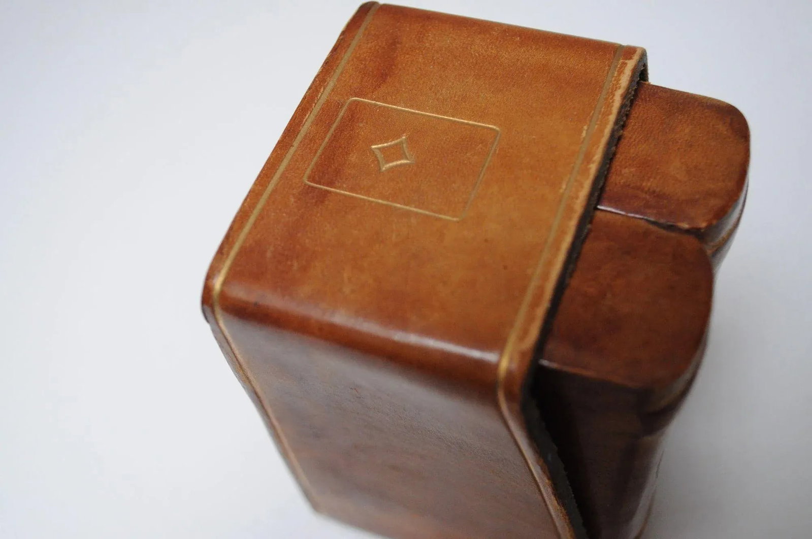 Collection of Four Vintage Florentine Scuola Del Cuoio Embossed Leather Boxes - 5