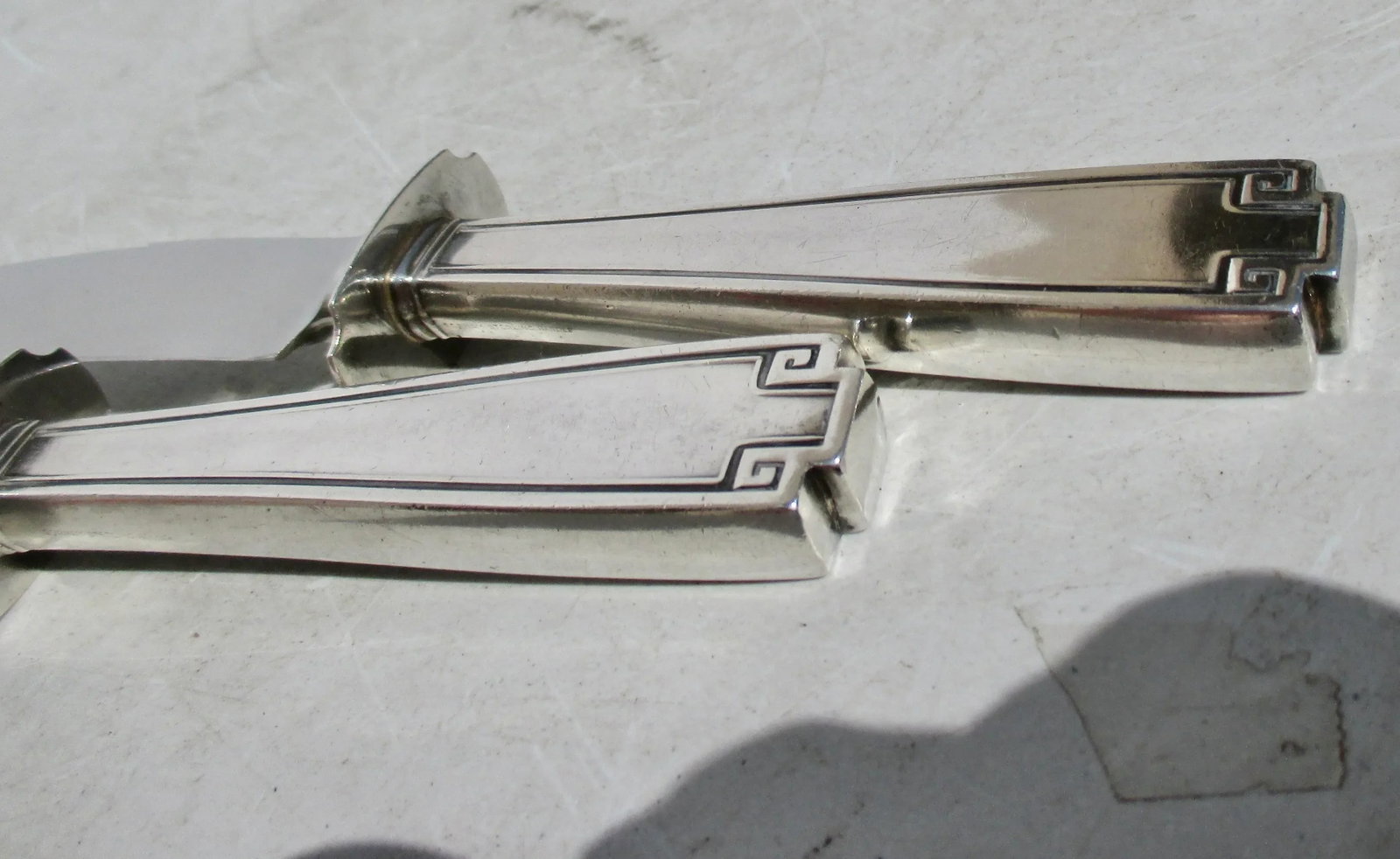 Art Deco "Etruscan" Carving Set by Gorham Sterling - a Set of 2 - 7