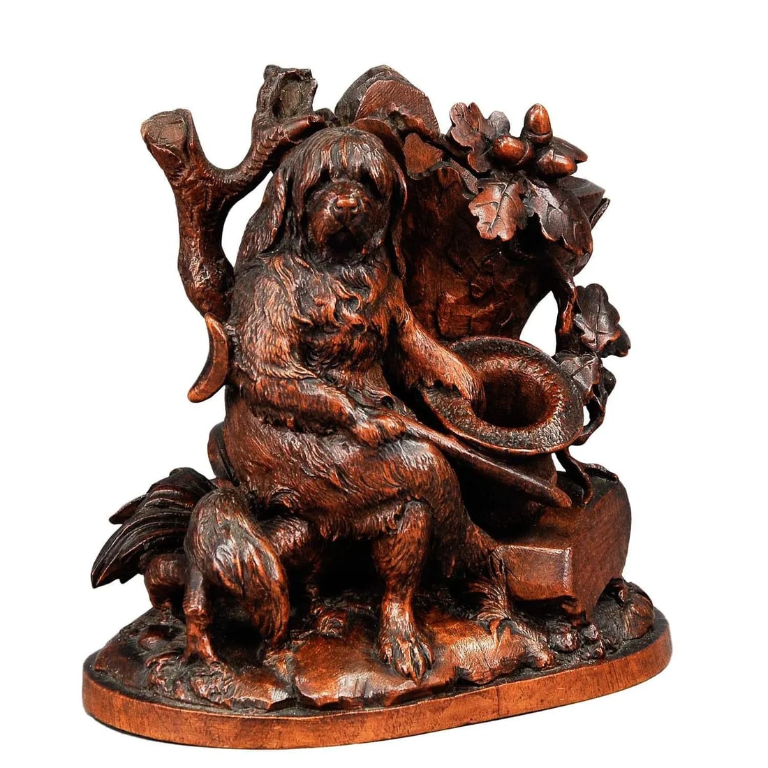 Black Forest Carved Disabled Dog - Brienz Ca. 1900 - 2
