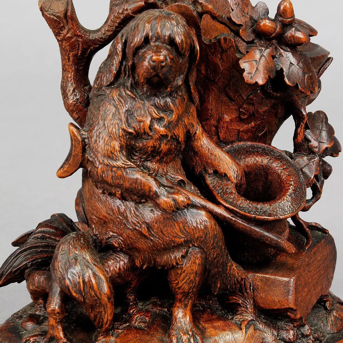 Black Forest Carved Disabled Dog - Brienz Ca. 1900 - 3