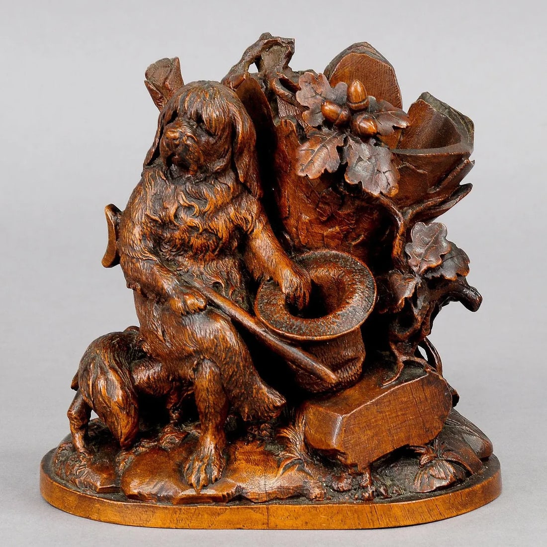 Black Forest Carved Disabled Dog - Brienz Ca. 1900 - 4